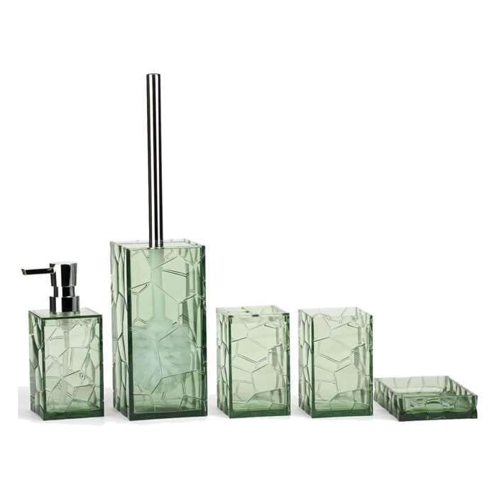 Orren Ellis 5 Piece Acrylic Bathroom Accessories Set Wayfair